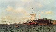 Levitan, Isaak Feischer wind. Wolga oil